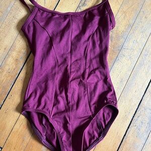 Girls' Maroon Burgundy Dance Leotard